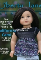 Liberty Jane Clothing - CA Cami Top for 18" Dolls