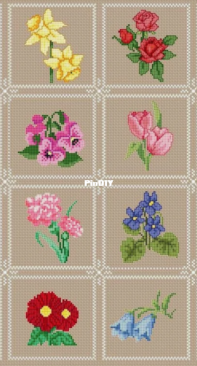 Flower Sampler by Vitaliya Mishchuk
