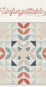 Art Gallery Fabrics - AGF Studio - Unforgettable Quilt - 70" x 70" - free