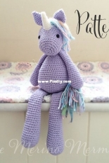 The Merino Mermaid - Witch Fibre Co - Kelly Browning - Lavender The Unicorn