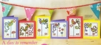 A Day To Remember - Birthday Cards by  Durene Jones from Cross Stitch Gold 100