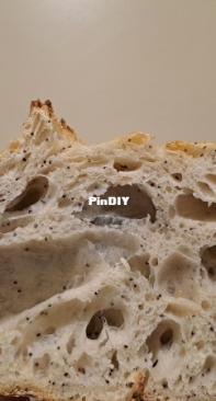 Poppy seed sourdough - baked