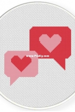 Daily Cross Stitch - Heart Talk