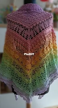 Manufaktura Fajnych Rzeczy - Magdalena Bytnar - Juhuuu Shawl - English and Polish