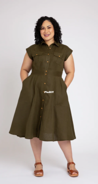 Megan Nielsen - Matilda Curve - Shirt Dress - Size 14-34