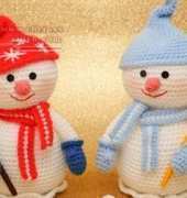 FantasticStitch - Strickglück - Anastasia Eisenberg - Snowman - Schneemann - German
