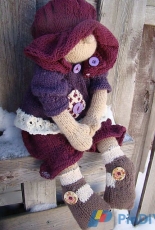 Raggedy Baby Buttons by Deena Thomson-Menard