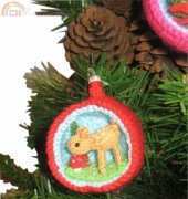 HandMadeAwards - Loly Fuertes - Diorama Christmas Ball Deer Ornament