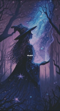 Erayd Cross Stitch- Night Witch by Anastasia Ishchenko