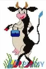 Sdelano S Lubovyu (Made with Love) SK-005 Fashion Cow