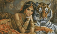 Luca-S BU5060 The indian princess and the royal tiger XSD