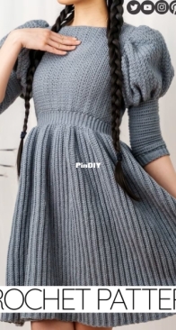 TCDDIY - TeeCe - Puff Sleeve Dress