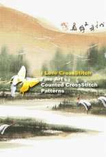 I LOVE CROSS STITCH OT-049 Cranes Bring the Spring