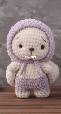Gusarova Toys - Tatiana/Tatyana Gusarova - Татьяна Гусарова - Bunny with Clothes - Зайка с Одеждой - Russian