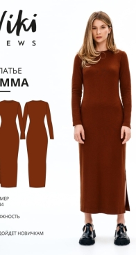 Viki Sews - Emma Dress - Платье Эмма - Sizes 34-44 - Russian