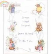 Green Apple 550 - Beatrix Potter - Birth Sampler I