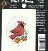 Needle Magic Inc. NMI Stitch N Hang 3872 - Cardinal
