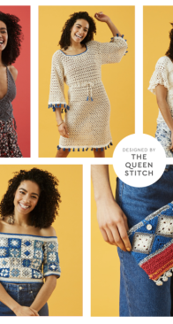 Paintbox Yarns - The Queen Stitch - Katie M - Midsummer Crochet Collection - Free