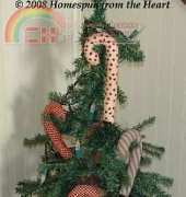 Homespun from the heart - Candy canes