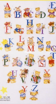 DMC P5049 - Honey Pots Alphabet - XSD