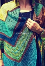 Archers Paradox Shawl by Sweet Birch Designs