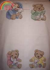Funda nórdica ositos para moisés.