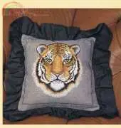 Siberian Tiger from The Cross Stitcher April 1995