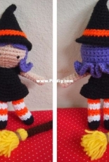 Sol de noche deco crochet - Cintia - Little Witch - Portuguese - Translated