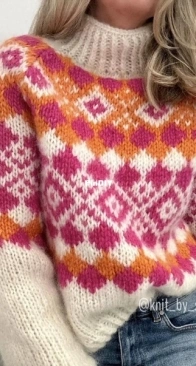 Visnes Sweater No. 2 by Siv Kristin Olsen - Knit by Siv