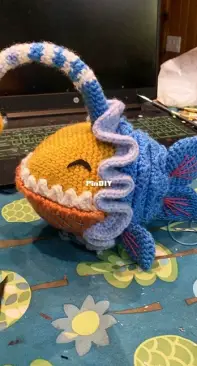 My cute anglerfish plush!