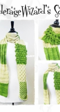 Underage Wizard Scarf by Claire Godin for Biscotte Yarns Free