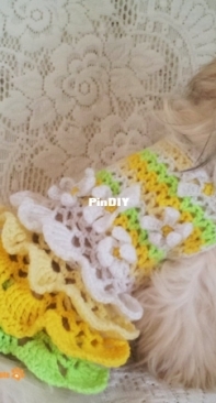 Queeny Twinkie Patterns - Clad-N-Cute - Lemonade Dog Dress
