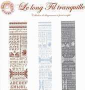 Savoir Faire Vailly 11010FT Le Long Fil Tranquille - Bande Sampler aux Alphabets