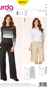 Burda Style - 6613 - Pants - Size 36-50