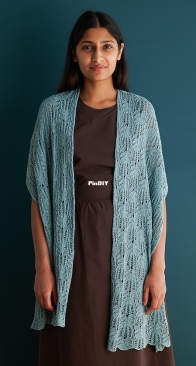 Botanical Lace Wrap by Purl Soho - Free - Reissue