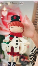 Sevgi Dolu Örgüler - Sevgi Altuntaş - Snowflake girl - Kartanesi kız - Turkish