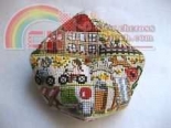 Biscornu Sweet Home Summer Pincushion