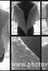 dragonfly shawl, sjaal libel