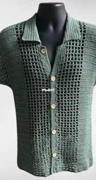 Colt Men’s Shirt - Lisa’s Crochet Designz - English