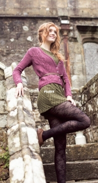 Juliet Leaf Cardigan by Emma Wright - Free