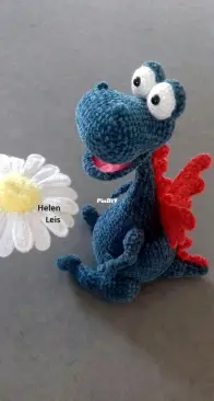 Helen Leis - Leisgalery - Dragon crochet pattern - English