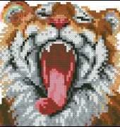 Zolotoe Runo RT-010 Tiger Postcard series