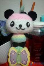 Colorful kawaii teddy bear