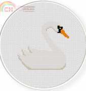 Daily Cross Stitch - Swan