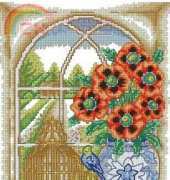 Summer Scene by Susan Bates from The World of Cross Stitching TWOCS 152
