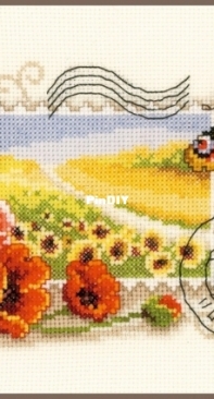 Vervaco 35.475 Poppy Postcard