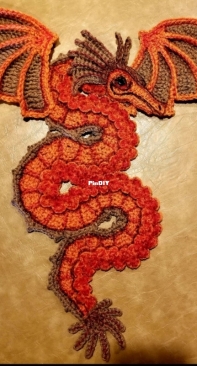 Sroaustin - Dragon Applique - English