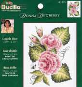 Bucilla 43370 Double Rose by Donna Dewberry