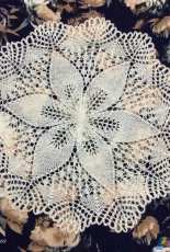 Doily knitting