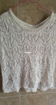 White linen top